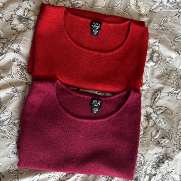 Eileen Fisher Classic Tank Tops Burgundy and Red size 2X - Picture 2 of 14